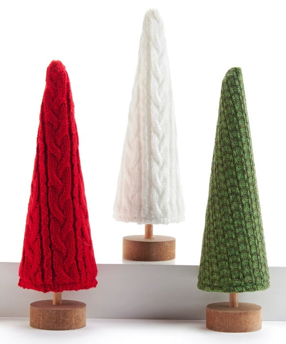 Festive Knit Trees