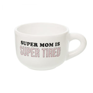 Oversized Sentiment Cappuccino Mug
