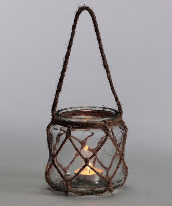 Jute Rope Candle Holder
