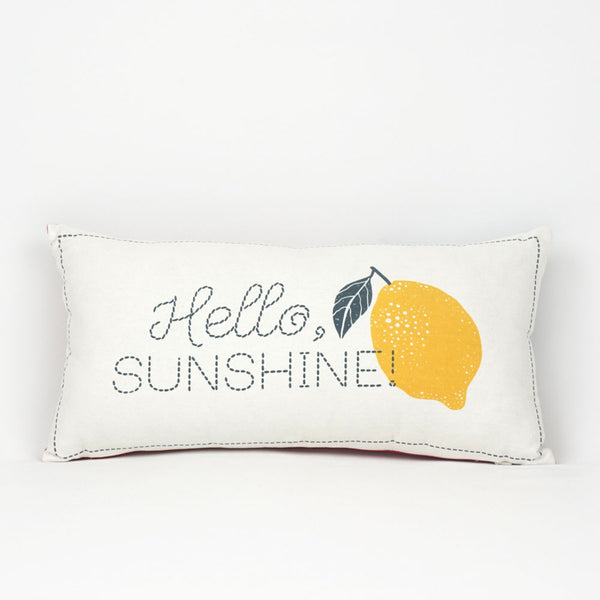 Reversible Sunshine/Flag Pillow