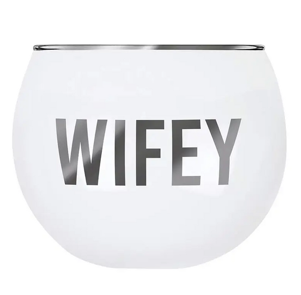 Roly Poly Wedding Glasses