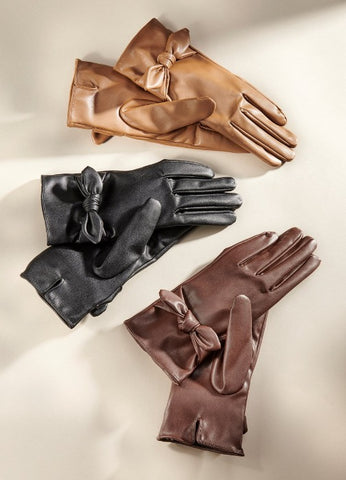 Vegan Bow Gloves