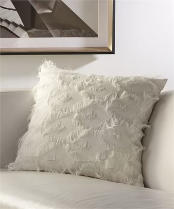 Pillow with fringe